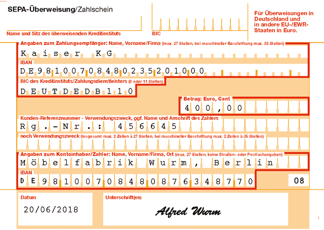 Hinweise zu den Aufgaben zum Thema Zahlungsverkehr - Die ...